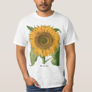 Vintage Sunflower Flower by Basilius Besler T-Shirt