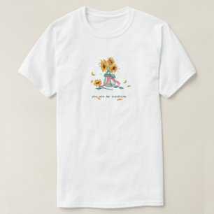 Vintage Sunflower Jar "You Are My Sunshine" T-Shirt