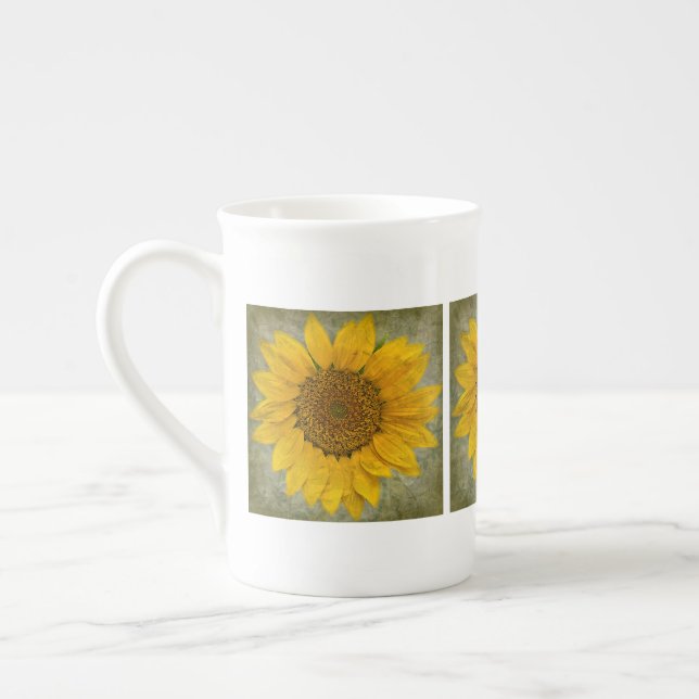 Vintage Sunflower Mug (Left)