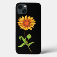 Vintage Sunflower Nature Design