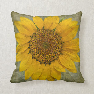 Vintage Sunflower Pillow