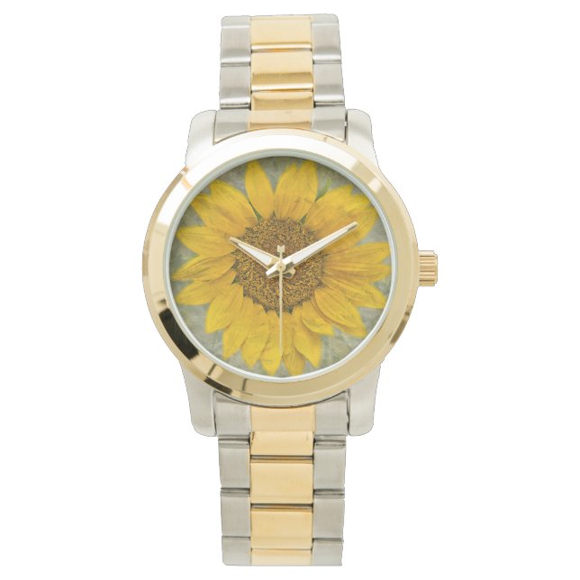 Vintage Sunflower Watch (Front)