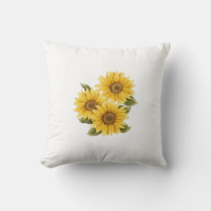 Vintage Sunflowers Cushion