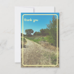Vintage Sunny Park Thank You Card