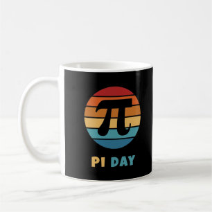 Vintage Sunset 3.14 Happy Pi Day Coffee Mug