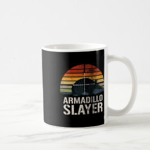Vintage Sunset Armadillo Slayer Armadillo Hunter G Coffee Mug