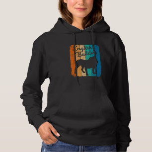 Vintage Sunset English Bulldog Dog Pet Dog Owner Hoodie