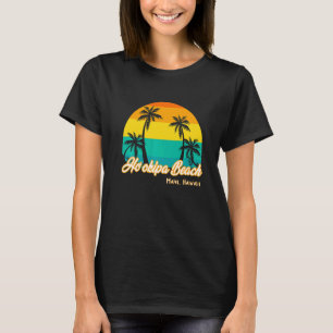 Vintage Sunset Ho'okipa Beach Hawaii Summer Vacati T-Shirt