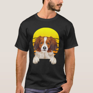 Vintage Sunset Nederlandse Kooikerhondje Dog Lover T-Shirt