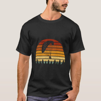 Vintage Sunset Paragliding Gift For Paragliders T-Shirt