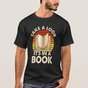 Vintage Sunset Rainbow Take A Look It S In A Book T-Shirt