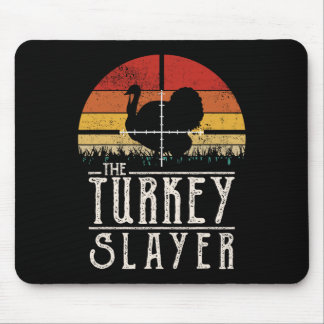 Vintage Sunset Retro Style Turkey Hunting Turkey S Mouse Pad