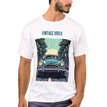 Vintage Sunset Roadster Graphic T-shirt