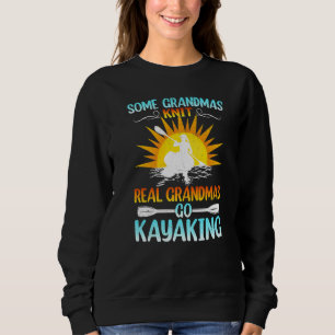 Vintage Sunset Some Grandmas Knit Real Grandmas Go Sweatshirt