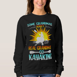 Vintage Sunset Some Grandmas Knit Real Grandmas Go Sweatshirt