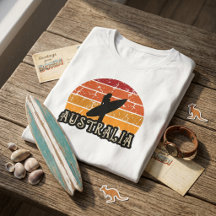 Vintage Sunset Surf Girl Australia Beach Lifestyle
