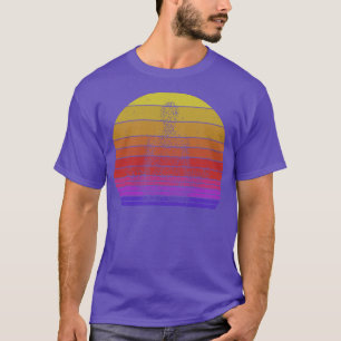 Vintage Sunset Yoga Gift For Yogis Funny gift T-Shirt