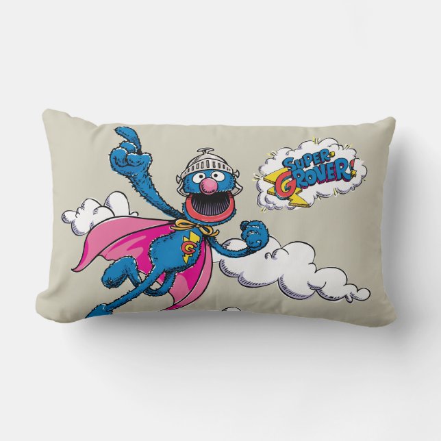 Vintage Super Grover Lumbar Cushion (Front)