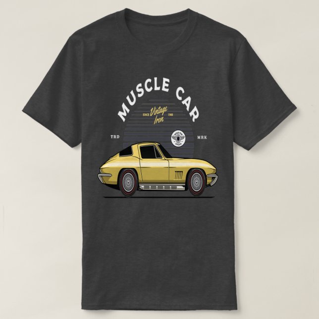 Vintage Super Muscle Car 3 T-Shirt (Design Front)