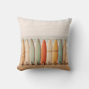 Vintage Surf Boards Cushion