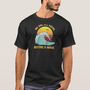 Vintage Surf Graphic Retro Sunset Wave Ocean Wave  T-Shirt