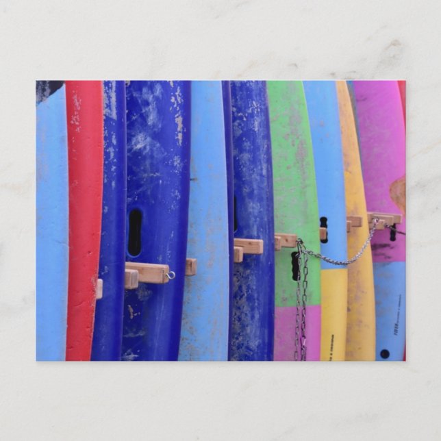 Vintage Surfboards Postcard (Front)
