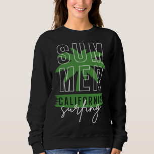 Vintage Surfer Retro Surfing Beach Summer Vacation Sweatshirt
