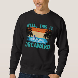 Vintage Surfer Retro Surfing Beach Summer Vacation Sweatshirt