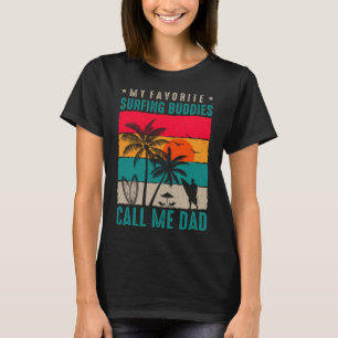 Vintage Surfer Retro Surfing Beach Summer Vacation T-Shirt