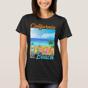 Vintage Surfer Retro Surfing Beach Summer Vacation T-Shirt