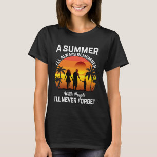 Vintage Surfer Retro Surfing Beach Summer Vacation T-Shirt