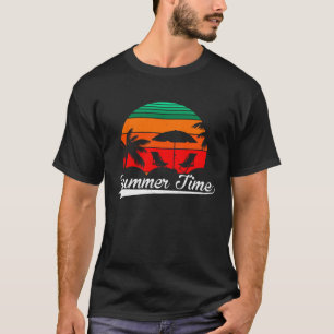 Vintage Surfer Retro Surfing Beach Summer Vacation T-Shirt