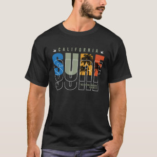 Vintage Surfer Retro Surfing Beach Summer Vacation T-Shirt