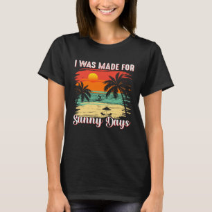 Vintage Surfer Retro Surfing Beach Summer Vacation T-Shirt