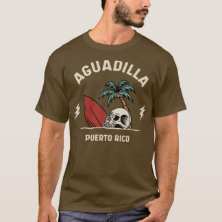 Vintage Surfing Aguadilla Puerto Rico T-Shirt