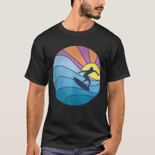 Vintage Surfing Beach Summer Retro Surf Surfer Gif T-Shirt