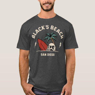 Vintage Surfing Blacks Beach San Diego T-Shirt