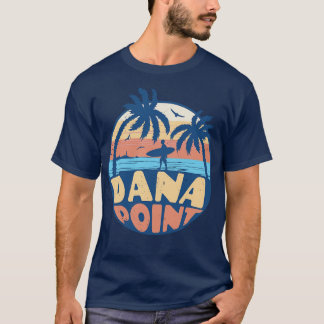 Vintage Surfing Dana Point California Retro Summer T-Shirt