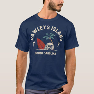 Vintage Surfing Pawleys Island South olina Retro S T-Shirt