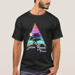 Vintage Surin Beach Thailand Surfing T-Shirt