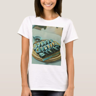 Vintage Sushi Artwork T-Shirt