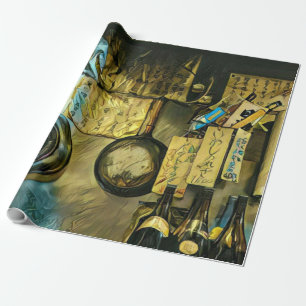 Vintage Sushi Artwork Wrapping Paper