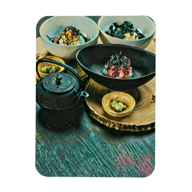 Vintage Sushi gift Magnet (Vertical)
