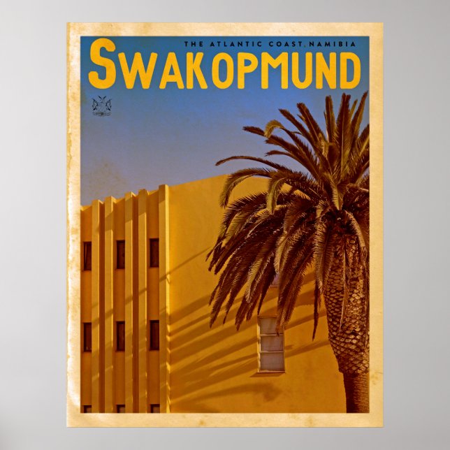 Vintage Swakopmund Travel Poster (Front)