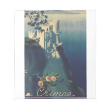 Vintage Swallows Nest Castle Architectural Art