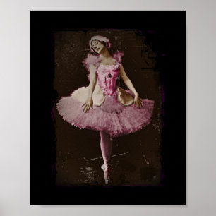 Vintage Swan Lake Poster