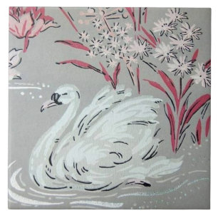 Vintage Swan Tile
