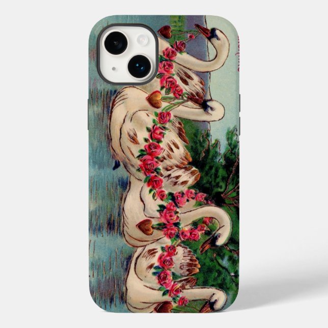 Vintage Swans Case-Mate iPhone Case (Back)