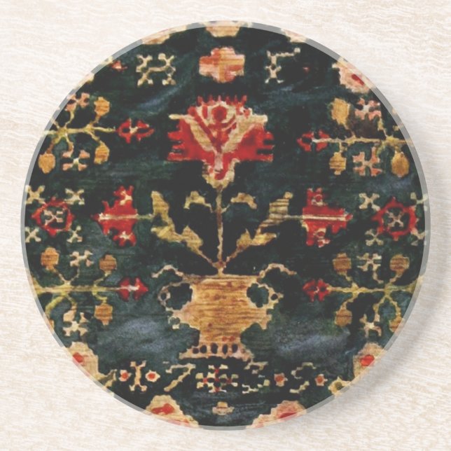 Vintage Swedish Tapestry Coaster (Front)