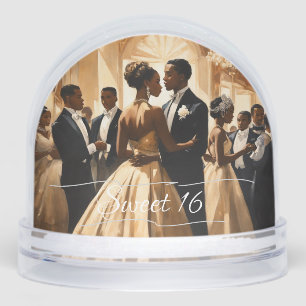 Vintage Sweet 16 Cotilion Snowglobe